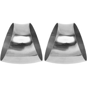 Motoforti 2 قطعة 5 بوصة OD 45 درجة مغزل بيند الكوع أنبوب سيارة تعديل أنابيب العادم أنابيب سمك 1.5 مم/16GA 127 × 140 × 1.5 مم 304 درجة فضية من الفولاذ المقاوم للصدأ in Kuwait