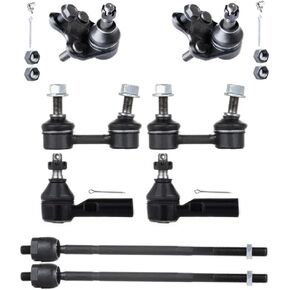 Suspension Kit 8pcs Fits Front Ball Joint Tie Rod Sway Bar Alloy Steel in Kuwait