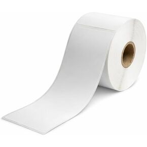 2" x 6" Direct Thermal Labels, 270 Labels (Single Roll), Perforated, 1" Core, 4" OD, Compatible with Rollo, Zebra, Munbyn, Nelko Printers in Saudi Arabia