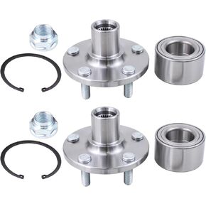 Front Driver and Passenger Side Wheel Bearing Hub for Toyota Celica 2000-2005, Corolla 2003-2019, Matrix FWD 2003-2014, Pontiac Vibe FWD 2003-2008 in Kuwait