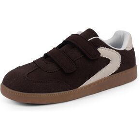 Women's Fashion Sneakers Retro Adjustable Two Hook and Loop Strap Breathable Tennis Shoes Casual Comfort Sneakers for Daily Walking Travel in Kuwait