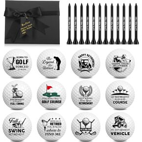 مجموعة من 6 كرات جولف مضحكة لهدايا التقاعد من Arrowbash مع 6 عبوات من تي شيرتات الجولف للأب والزوج وزملاء العمل ولاعبي الجولف ومحبي الجولف هدايا التقاعد in Saudi Arabia