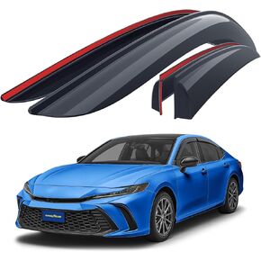Goodyear Shatterproof Window Deflectors for Toyota Camry 2025-2026 Sedan, Tape-on Rain Guards, Window Visors, Vent Deflector Visor, Car Accessories, 4 pcs. - GY008797 in Kuwait