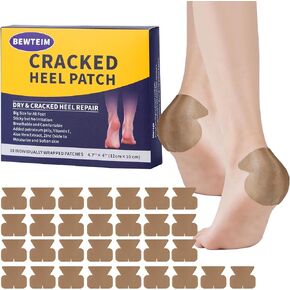 30 عبوة من 30 قطعة من رقع لاصقة لعلاج تشقق الكعب مقاس 11.43 سم × 10.16 سم in Kuwait