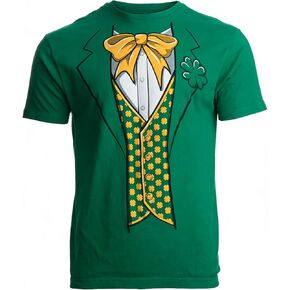 St Patricks Day T-Shirt Funny Men's Tuxedo T Shirt Tie Tux Graphic Tee Shirt Irish Shamrock Clothing in Kuwait