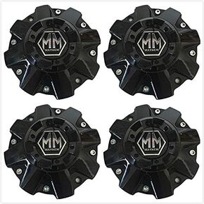 4X مجموعة عجلات الفوضى السوداء اللامعة C108010C01 C806803-2CAP 806804CB7 C108010MB01 غطاء مركز محور العجلة in Kuwait