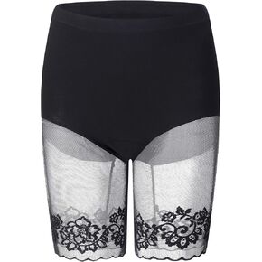 Women Thigh Anti Chafing Lace Mesh Slip Shorts Chub Rub for Under Dresses Safety Shorts in Saudi Arabia