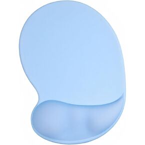 Ergonomic Mouse Pad with Pea Wrist Rest, Gel Wrist Support Premium Lycra Fabric, Non-Slip Snail Shaped Mousepad, Ideal for Laptop & Desktop, Office & Gaming，Desk Accessories (Brown) in Kuwait