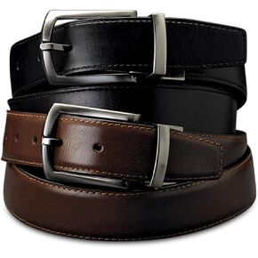 KingSize Men's Reversible Leather Dress Belt in Kuwait
