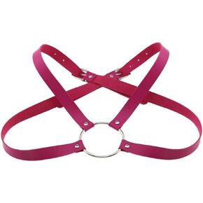 Men Punk Belts PU Leather Chest Belt Chain BDSM Lingerie Body Bondage Harness Cosplay Goth Belts Accessories in Kuwait