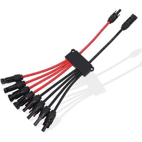 موصلات متوازية للطاقة الشمسية للوحتين شمسيتين، مقسم كابل الطاقة الشمسية MC4 بدون أدوات، مقسم لوحة شمسية بفرع Y، محول متوازي للطاقة الشمسية من 2 إلى 4 IP68 مقاوم للماء (FMM/MFF) in Kuwait