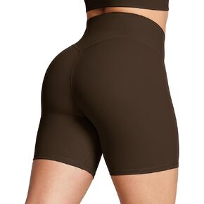 Bareluxe السائق السراويل النساء البطن التحكم 6 "عالية الخصر تجريب الجري الصالة الرياضية اليوغا السراويل دنة in Kuwait