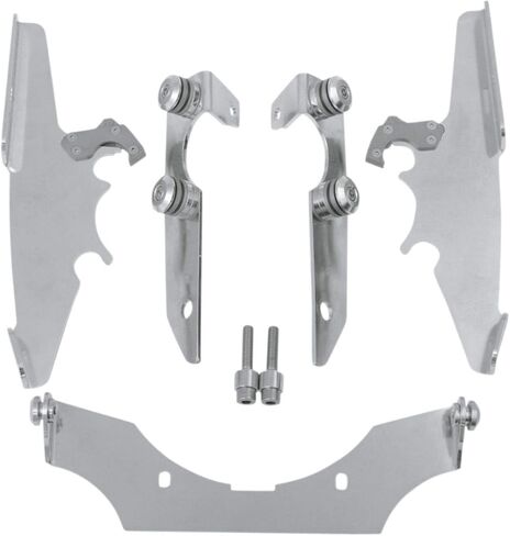 مجموعة تركيب Memphis Shades Trigger-Lock (هدية مصقولة/جناح الخفاش) متوافقة مع 02-03 Honda VT750CDA in Saudi Arabia