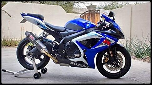 TechSpec Gripster Tank Grips - SUZUKI GSXR 600/750 (2006 - 07) تصميم المسار - 62-0065-SS - جلد الثعبان in Kuwait