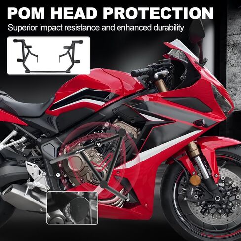 Xitomer Stunt Engine Guard متوافق مع CBR650R 2019-2023 CBR 650R CB650R 2019-2023 Crash Cage Motorcycle Crash Bar Race Rail Stunt Cage Highway Bar in Kuwait