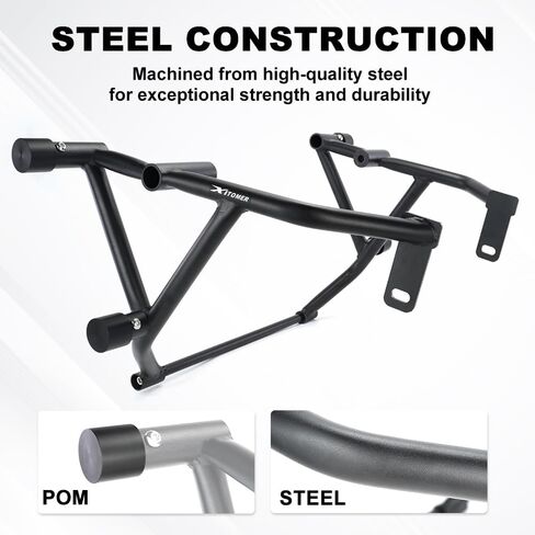 Xitomer Stunt Engine Guard متوافق مع CBR650R 2019-2023 CBR 650R CB650R 2019-2023 Crash Cage Motorcycle Crash Bar Race Rail Stunt Cage Highway Bar in Kuwait