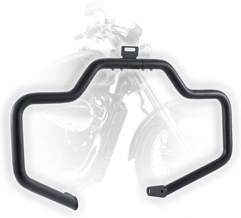 Mustache Crash Bar Engine Guard Highway Bar Compatible with Honda 750 VT750 VT750C VT400 Shadow Aero Phantom Spirit (Black) in Kuwait