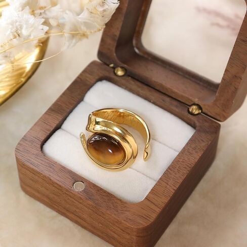 Jean Beau Chunky Gold Statement Dome Rings for Women, Exaggerated Thick Bold Open Finger Ring Prom Fashion Jewelry Gift in Saudi Arabia