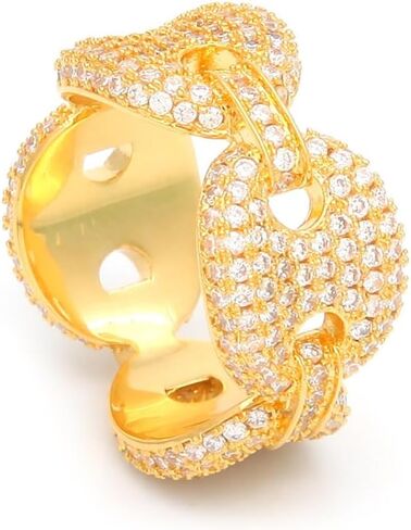 14K Gold Pig Nose-Shaped Moissanite Ring, Quirky and Elegant, Celebrate Individuality Gift for Him in Saudi Arabia