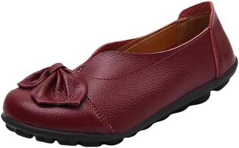 Women Fashion Bowknot Flats Comfort Pointed Toe Dress Shoes for Casual Driving Evening Going Office Shopping Standing in Saudi Arabia