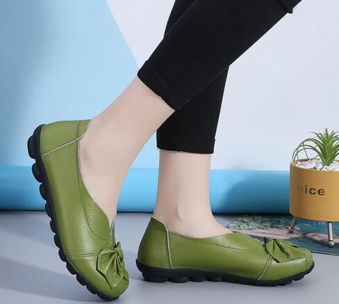 Women Fashion Bowknot Flats Comfort Pointed Toe Dress Shoes for Casual Driving Evening Going Office Shopping Standing in Saudi Arabia