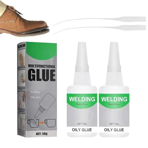 2PCS Welding High-Strength Oily Glue Universal Super Glue for Metal, Plastic, Wood, Ceramics, Leather, Glass in Saudi Arabia
