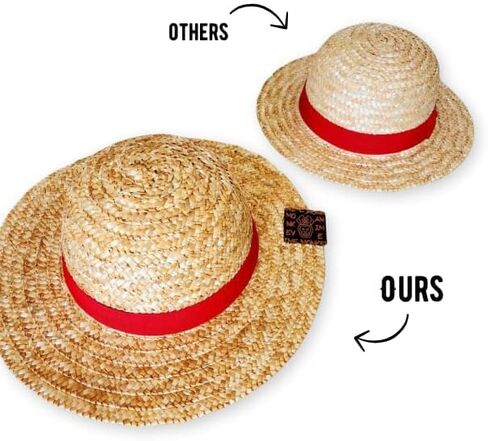 Extra Large Straw - King of The Pirates Tan/Red in Saudi Arabia