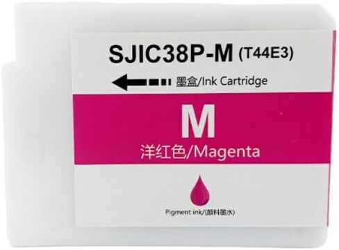 خرطوشة حبر صبغية 4 ألوان 4X متوافقة مع مستلزمات الطابعة CW-C6030A CW-C6030P CW-C6530A لطابعة الملصقات لرقم الجزء SJIC38P(قطعة واحدة أرجواني) in Saudi Arabia