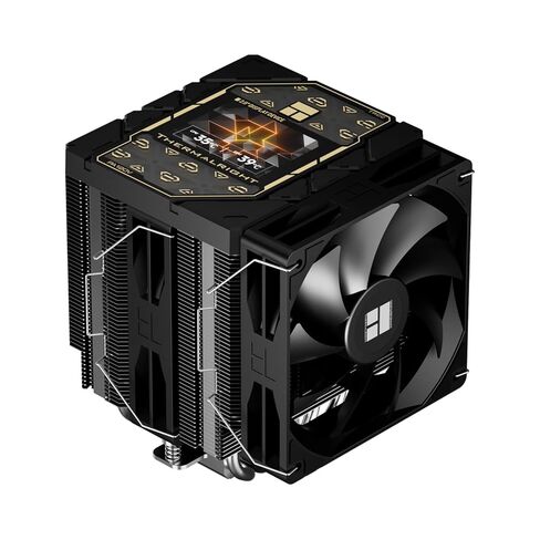 Thermalright Peerless Assassin 120 Vision MAX ARGB Black CPU Air Cooler, Twin Tower Radiator 2150RPM,480x854 Resolving Power IPS Screen with 5’’,Computer Cooler for Intel lga1851/1700/115x,AM4/AM5 in Saudi Arabia