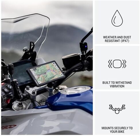 Garmin zumo XT3, 6" Rugged Motorcycle GPS, Lean Angles, Custom Route Planning, Adventurous Navigation, Garmin Performance Package Plan Option for Drag Racing Timer w/ Wearable4U PowerBank Bundle in Saudi Arabia