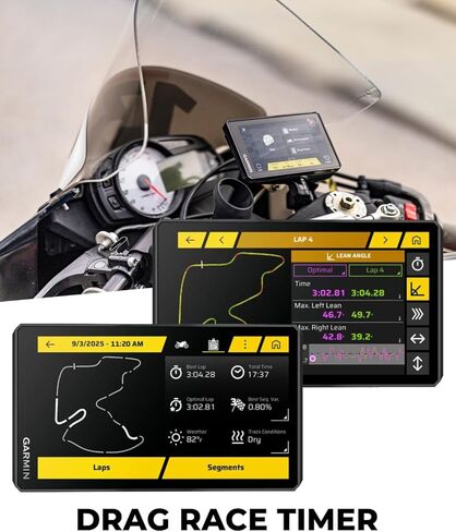 Garmin zumo XT3, 6" Rugged Motorcycle GPS, Lean Angles, Custom Route Planning, Adventurous Navigation, Garmin Performance Package Plan Option for Drag Racing Timer w/ Wearable4U PowerBank Bundle in Saudi Arabia