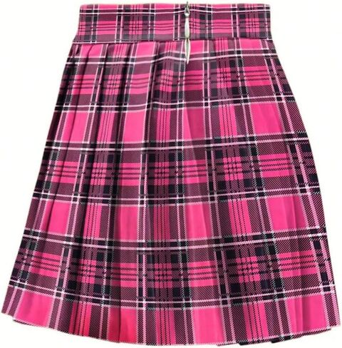 SweatyRocks Pleated Skirts for Women Y2k Plaid Mini Skirt Casual Skater Short Skirts in Saudi Arabia