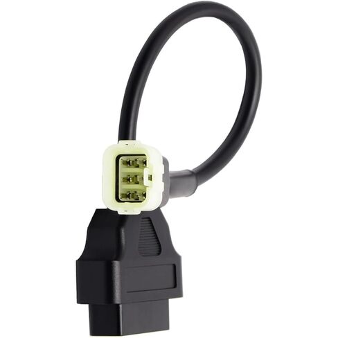 كابل دراجة نارية obd لدراجة نارية كاواساكي 6pin 6 دبوس إلى 16pin محول تشخيص obd2 كابل CANBUS مناسب لـ Kawasaki Z900RS/Z800/Z900/Z1000/ZX10R/ZX14R/H2 Euro 4 محول Motorrad in Saudi Arabia