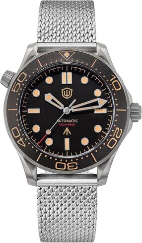 watchdives WD007 Titanium NTTD Dive Watch, PT5000 Automatic Watches 42mm Top Hat Sapphire Crystal Wristwatch 200m Waterproof Watch in Kuwait