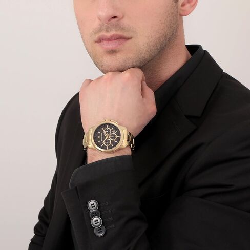 Men's Watch, Successo Collection, Chronograph Watch, Made of Stainless Steel and Yellow Gold PVD - R8873621013 in Kuwait