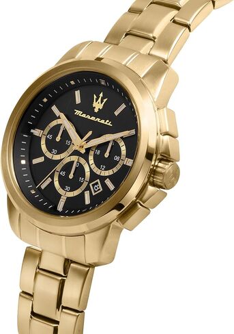 Men's Watch, Successo Collection, Chronograph Watch, Made of Stainless Steel and Yellow Gold PVD - R8873621013 in Saudi Arabia
