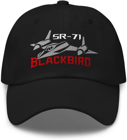 SR-71 Blackbird Dad Hat – تصميم طائرة ستيلث ريكون لعشاق الطيران in Saudi Arabia