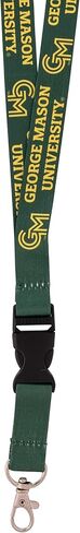 Desert Cactus George Mason University Lanyard GMU Patriots Car Keys ID Badge Holder Keychain Detachable Breakaway Snap Buckle (Green - New Branding) in Saudi Arabia