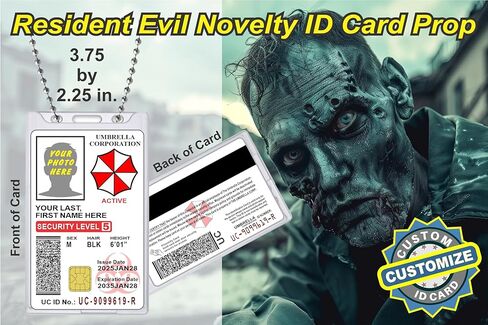 شارة تعريف شركة Resident Evil Umbrella Corporation [قابلة للتخصيص] تعريف فيلم الهالوين الجديد in Kuwait