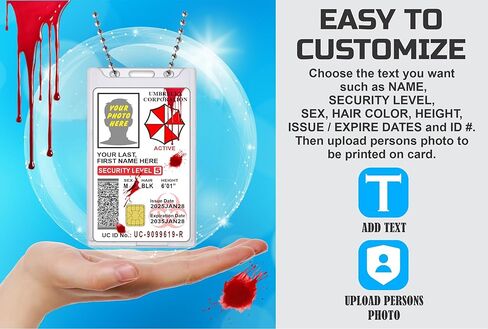 شارة تعريف شركة Resident Evil Umbrella Corporation [قابلة للتخصيص] تعريف فيلم الهالوين الجديد in Kuwait