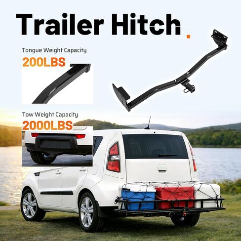 جهاز استقبال وصلة سحب المقطورة من الفئة 1 مقاس 1.25 بوصة متوافق مع جميع موديلات كيا سول 2010-2013 in Kuwait