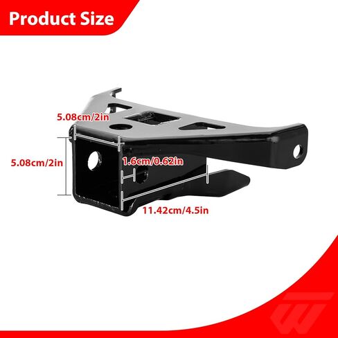 WeiSen 2" Rear Receiver Hitch Compatible with Yamaha Grizzy/Kodiak 450 700 2016-2025, ATV Trailer Towing Hitch in Saudi Arabia