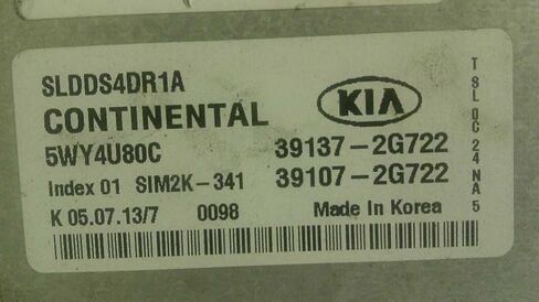 Engine ECM Control Module Fits 10-13 Compatible with KIA SPORTAGE 39107-2G722 391072G722 in Saudi Arabia