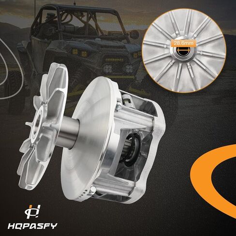 Primary & Secondary Clutch with Drive Belt, Compatible with Polaris 2017-2021 Ranger 500, 2014-2017 Ranger 570 EFI, 2014 & 2018-2019 Ranger Crew 570 EFI, Replaces# 1323255/1323119 in Saudi Arabia