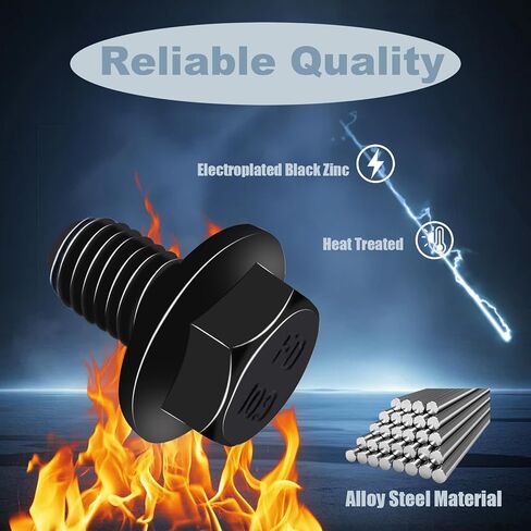 6 قطع من براغي شفة 10.9 براغي محول عزم الدوران متوافقة مع شيفروليه GM 4L60E 4L65E 4L70E 4L80E 700R4 200-4R 3L80 4T60E 4T65E استبدال ناقل الحركة الأوتوماتيكي بأربع سرعات # 2307304 in Kuwait