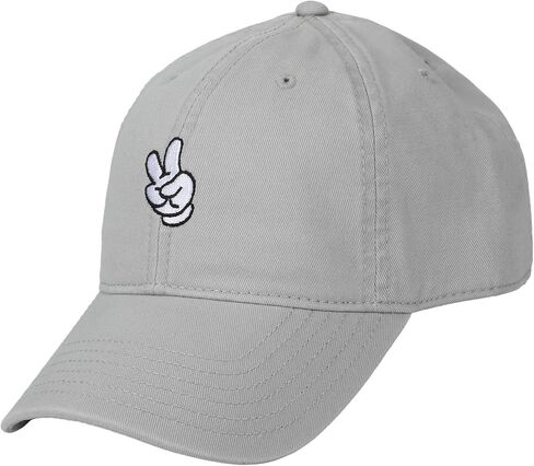 Disney Mickey Mouse Glove & Signature Gray Dad Hat in Saudi Arabia