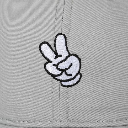 Disney Mickey Mouse Glove & Signature Gray Dad Hat in Saudi Arabia