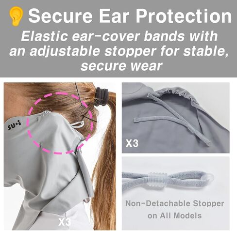KOREA X-Series X3 Flex Basic Aqua-X UV Cooling Balaclava Mask with Nose Wire, Golf Running Outdoor Sports in Saudi Arabia