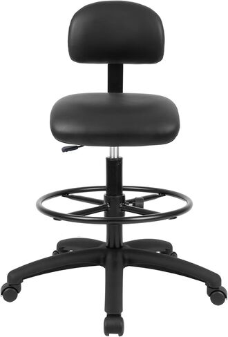 خذ كرسي سبا طبي اقتصادي متعدد الأغراض من TAKE UR SEAT مع مقعد قابل للتعديل وارتفاع خلفي. غطاء مقعد قماشي متطور سهل التنظيف. عجلات قياسية (ارتفاع المقعد المتوسط ​​باللون الأسود) in Kuwait