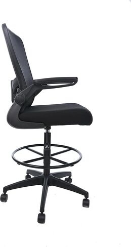 كرسي صياغة بذراع شبكي من Boss Office Products، أسود in Saudi Arabia